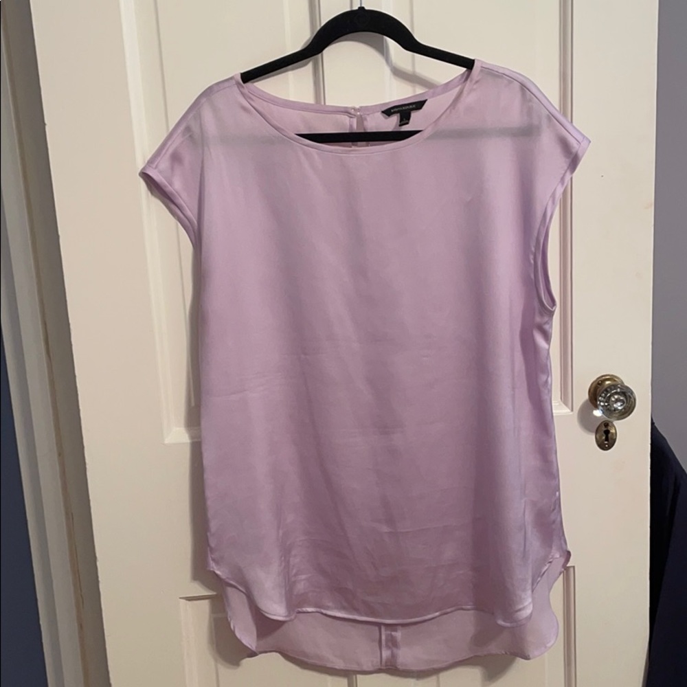Banana Republic Lavender Silk Blouse